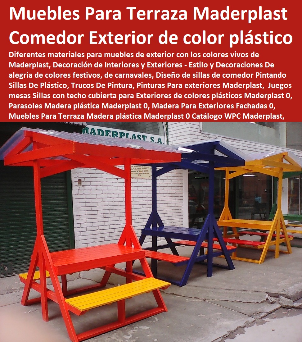 Juegos mesas Sillas con techo cubierta para Exteriores de colores plásticos Maderplast 0, Parasoles Madera plástica Maderplast 0, Madera Para Exteriores Fachadas 0, Muebles Para Terraza Madera plástica Maderplast 0 Catálogo WPC 0 Juegos mesas Sillas con techo cubierta para Exteriores de colores plásticos Maderplast 0, Parasoles Madera plástica Maderplast 0, Muebles De Terrazas De Exterior 0 Interior 0 Muebles De Jardín Y Exteriores 0 Muebles Para Exteriores De Madera Plástica Maderplast 0 Muebles Para Hostelería Y Hotelería 0 Muebles Para Cafeteria 0 Muebles Para Restaurante 0 Diseño de Muebles Campestres 0 Fábrica de muebles Campestres, Muebles Campestres Para Exteriores 0 Madera Para Exteriores Fachadas 0, Muebles Para Terraza Madera plástica Maderplast 0 Catálogo WPC 0